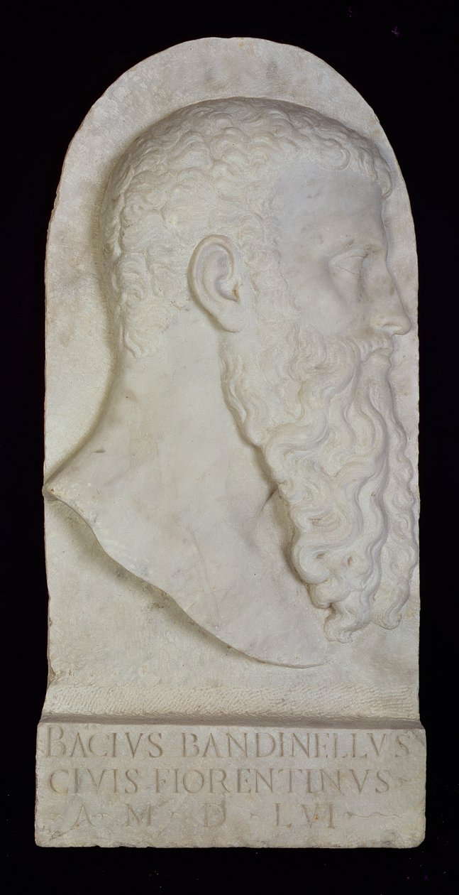 Autoportret, 1556 (marmur) autorstwa Baccio Bandinelli