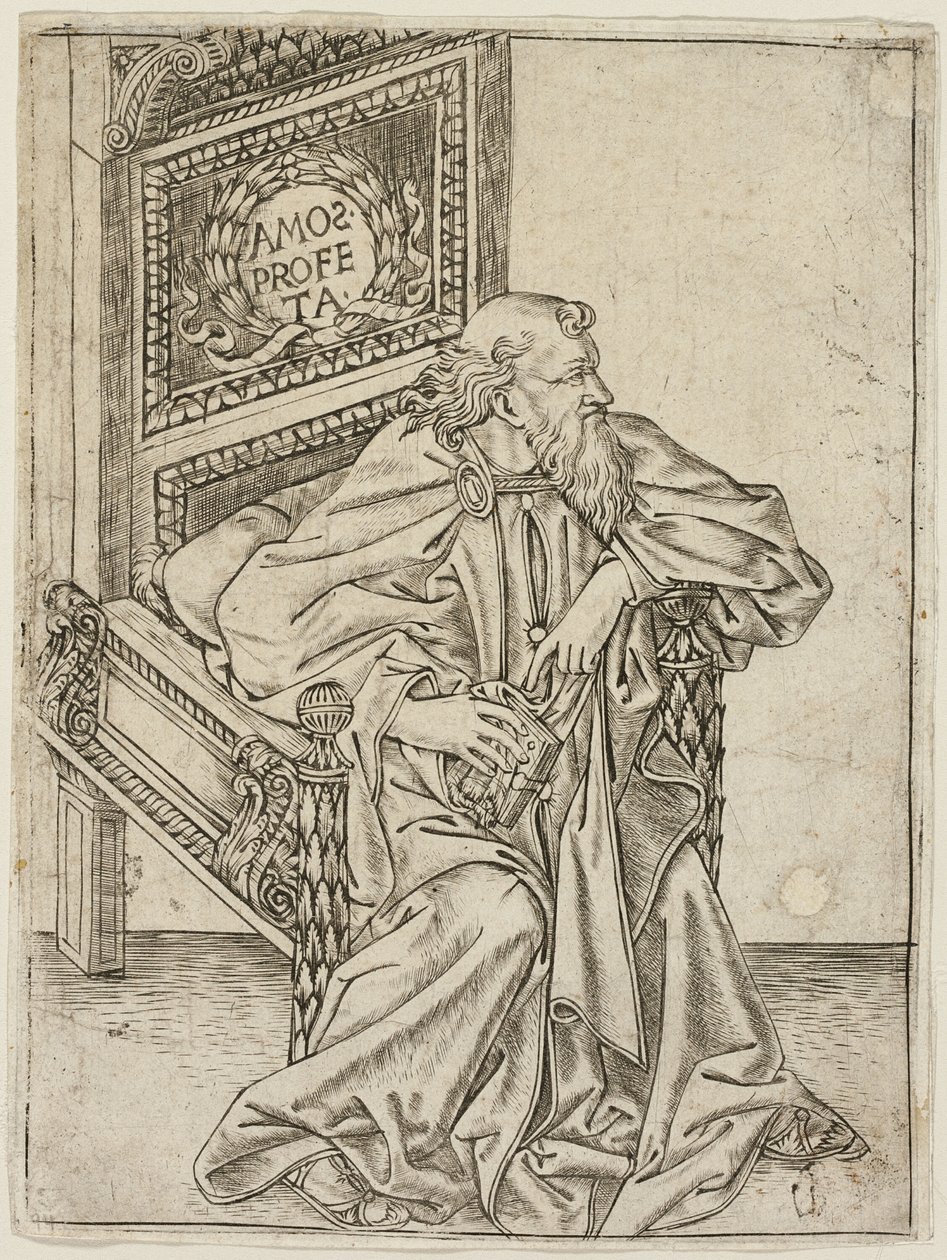 Prorok Amos autorstwa Baccio Baldini