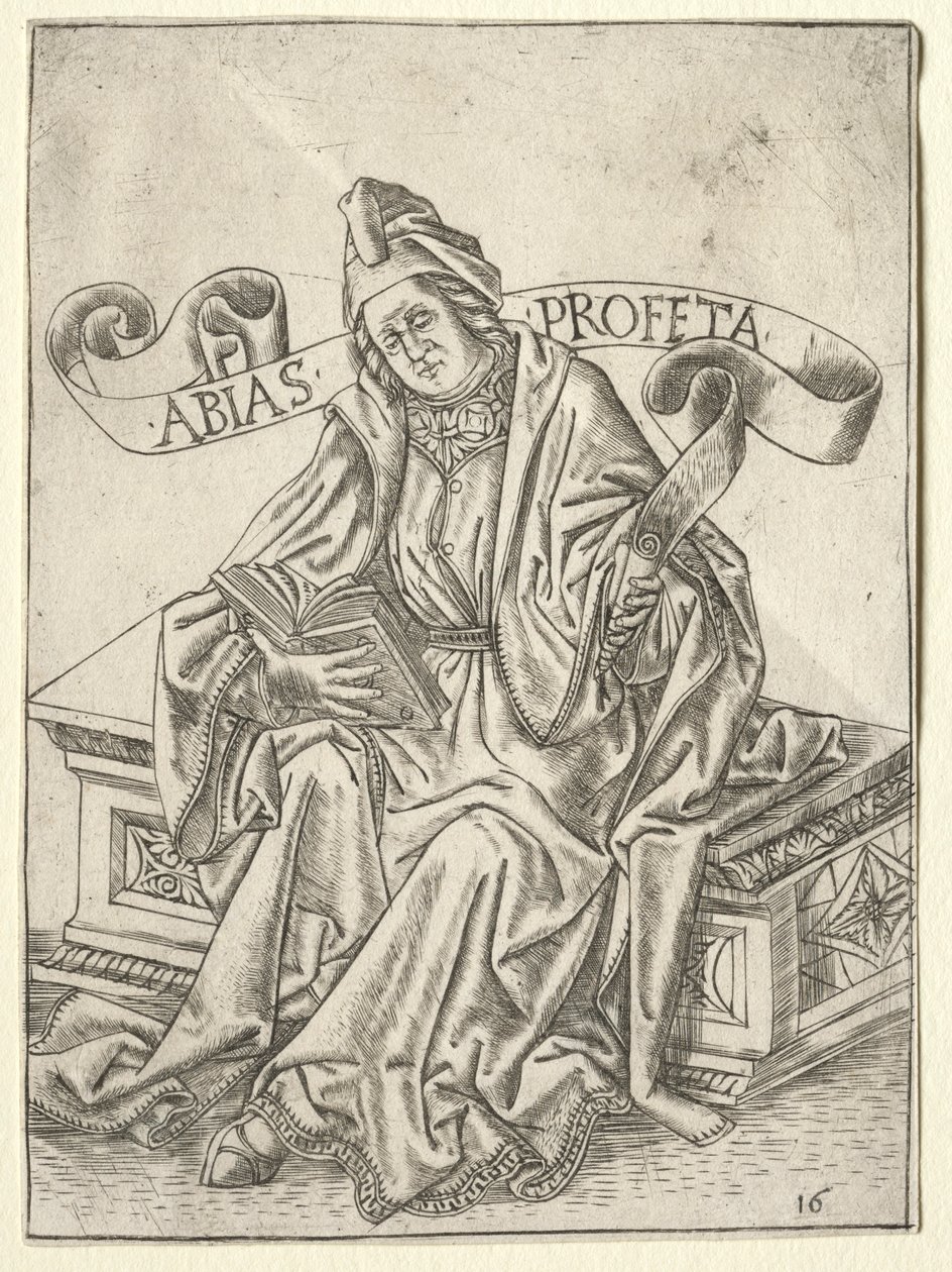 Prorocy: Abdiasz, c. 1470-1475. autorstwa Baccio Baldini