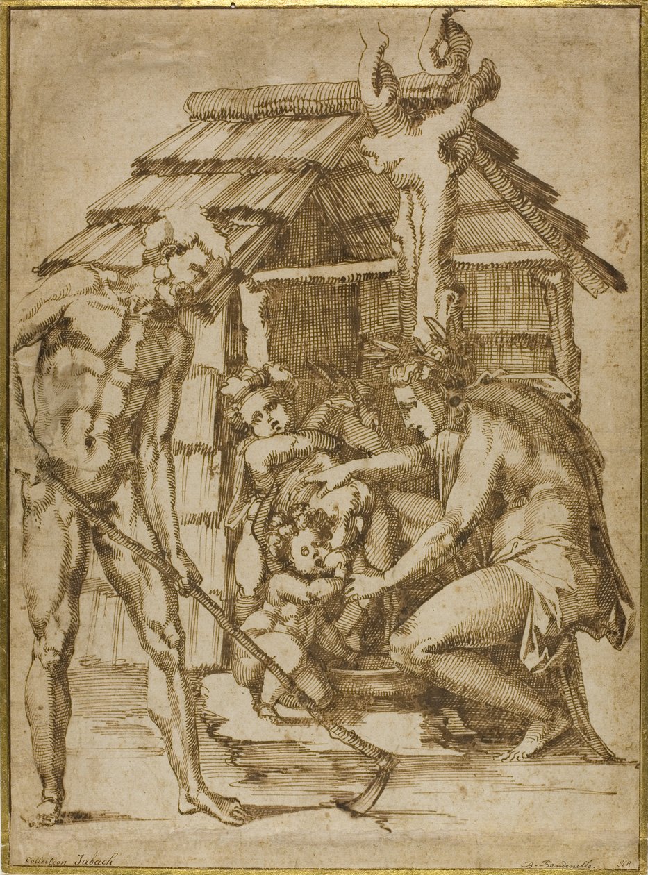 Pierwsza rodzina przed schronieniem, 1547-48 autorstwa Baccio Bandinelli