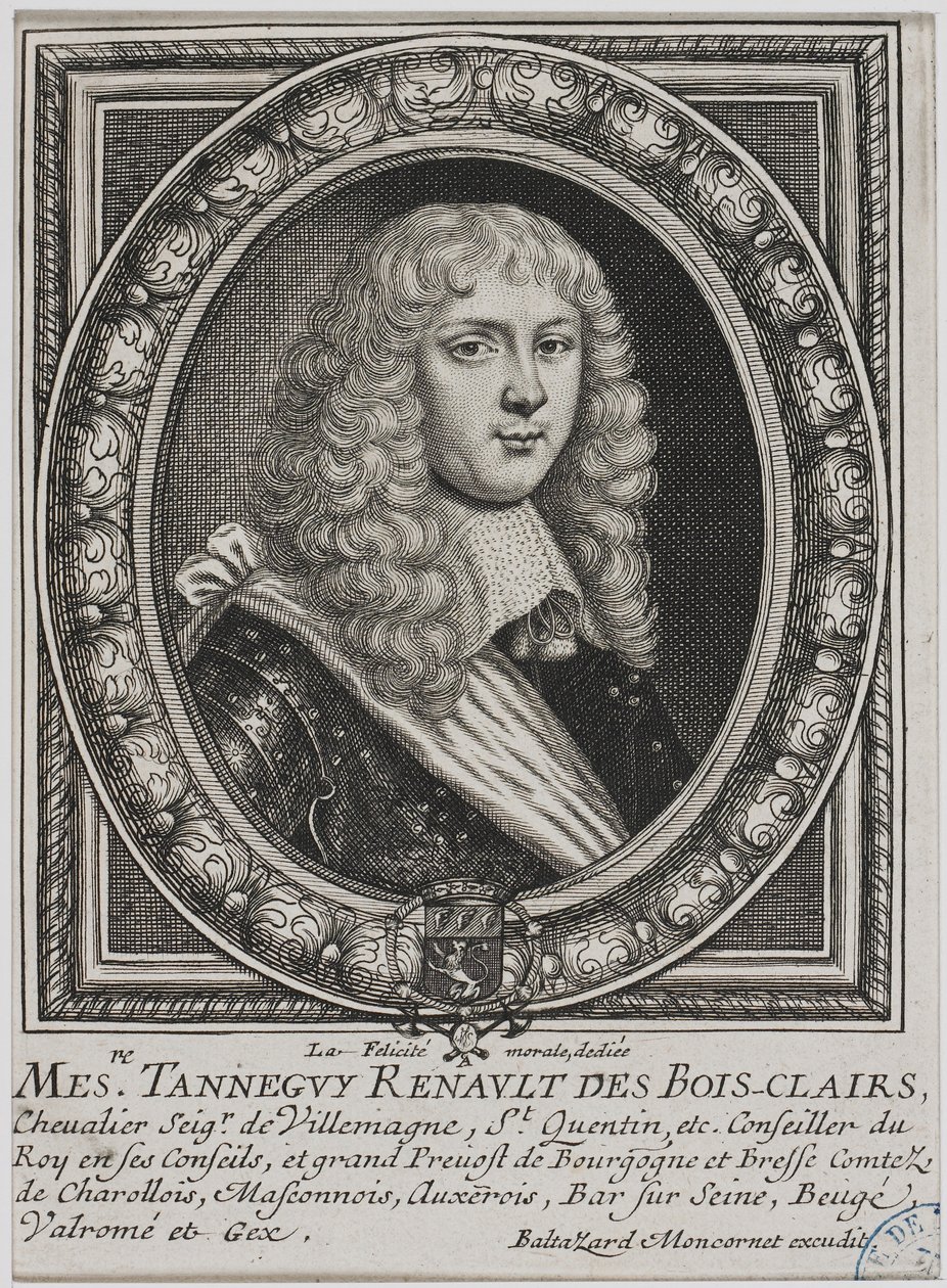 Portret Tanneguy Regnault des Boisclairs autorstwa Balthasara Montcorneta autorstwa Balthazar Moncornet