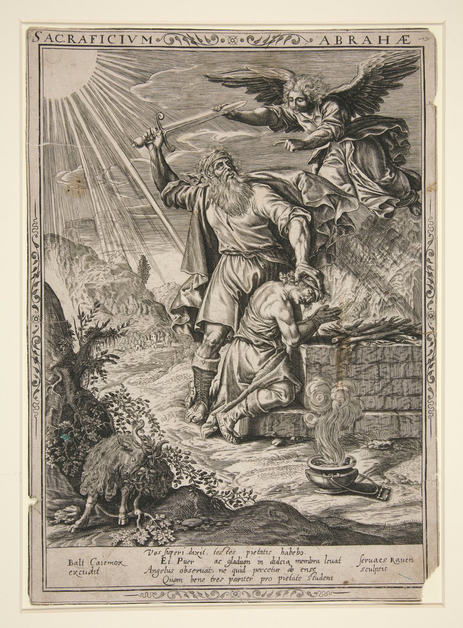 Abraham autorstwa Balthasar Caymox