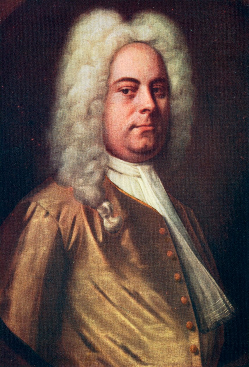 George Frideric Handel, 1685-1759, niemiecki kompozytor, ok. 1730 autorstwa Balthasar Denner