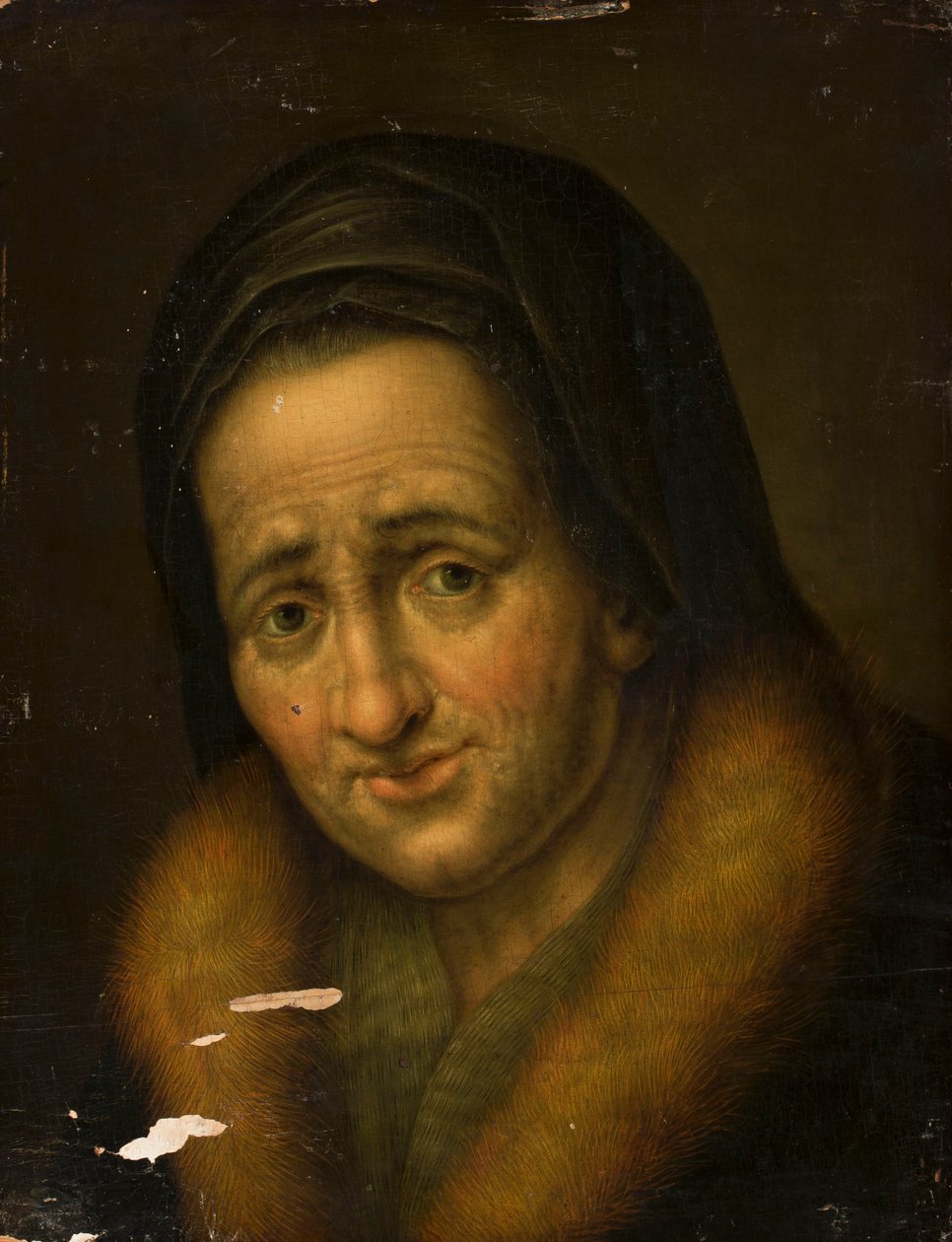 Portret starszej kobiety autorstwa Balthasar Denner