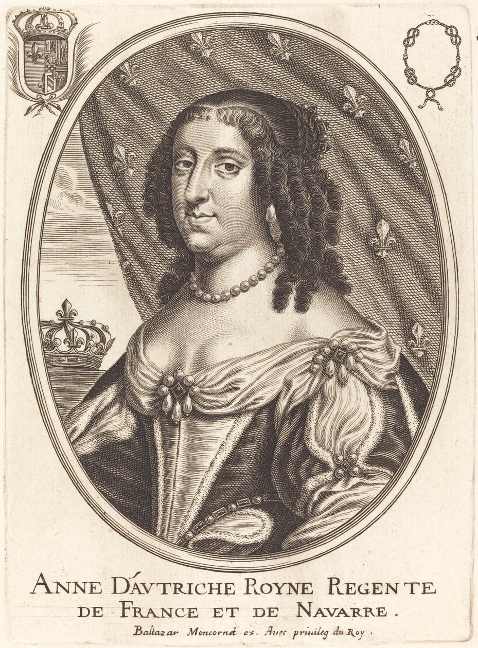 Anna Austriacka autorstwa Balthasar Moncornet
