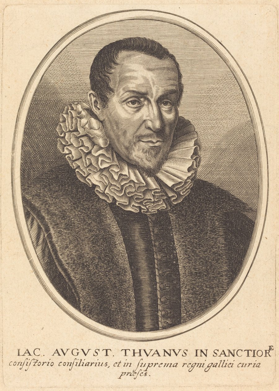 Jacques-Auguste de Thou autorstwa Balthasar Moncornet