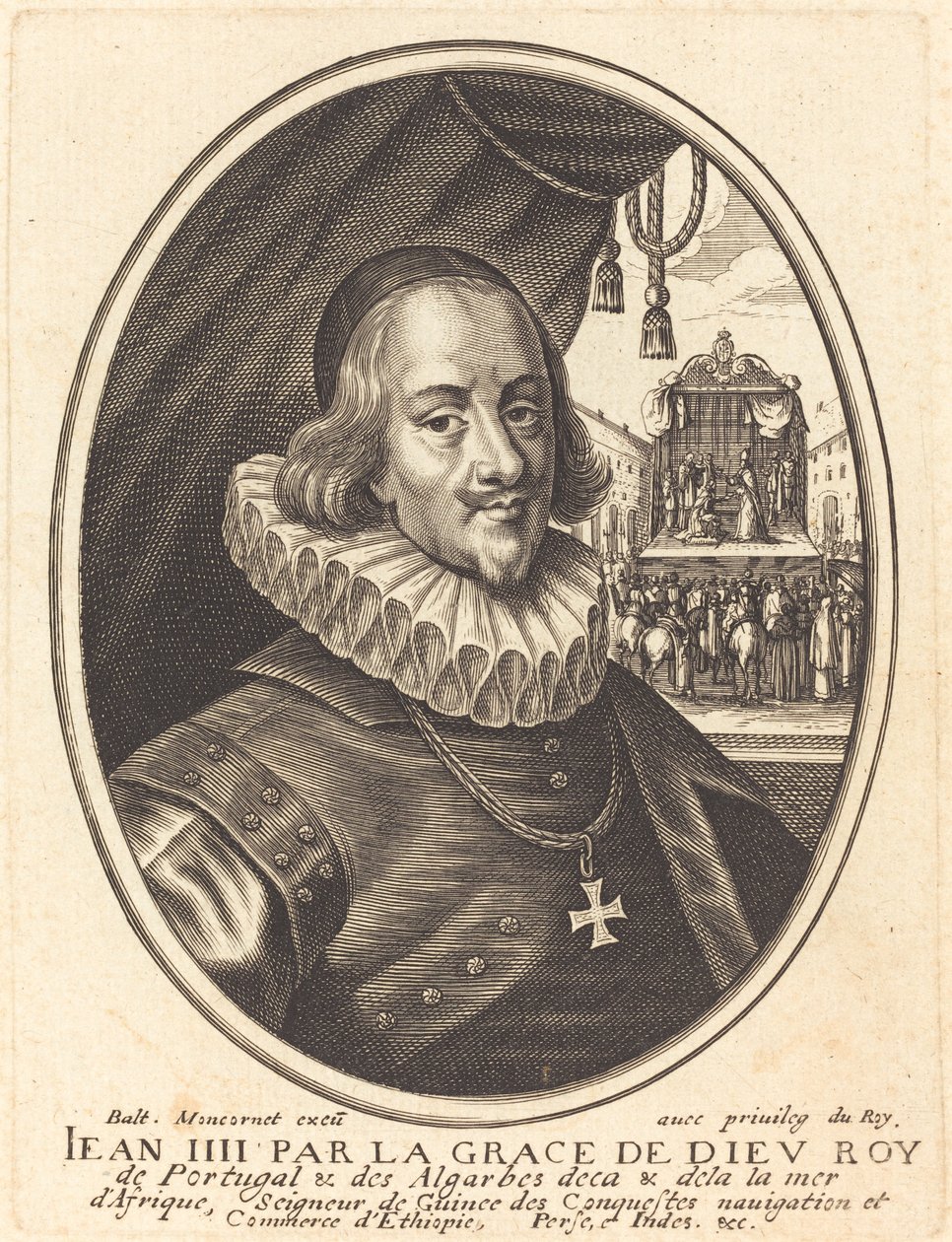 Jan IV, książę Bragance autorstwa Balthasar Moncornet
