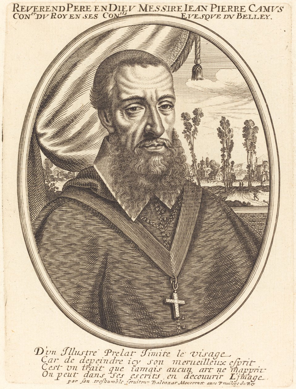 Jean-Pierre Camus autorstwa Balthasar Moncornet