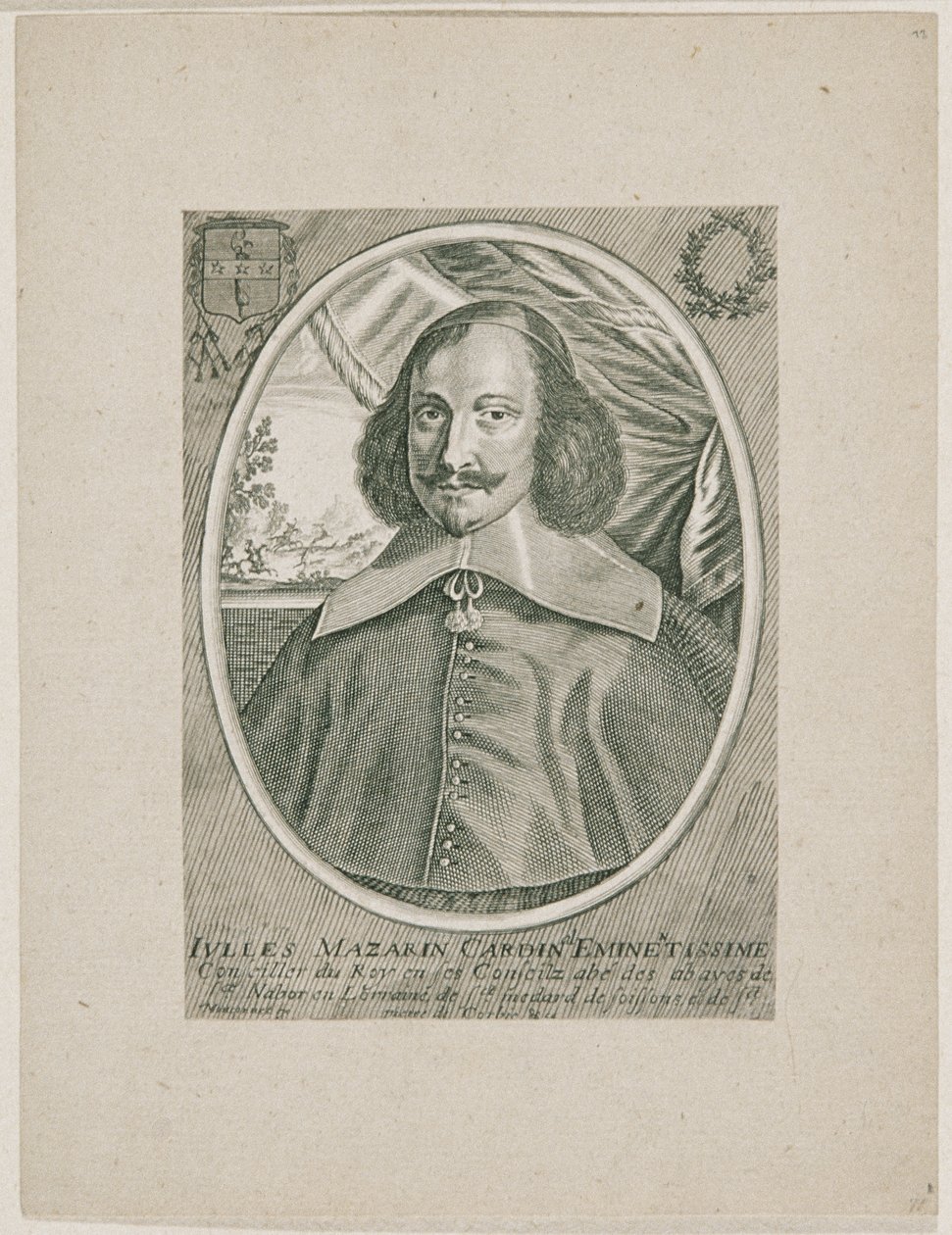 Kardynał Jules Mazarin autorstwa Balthasar Moncornet