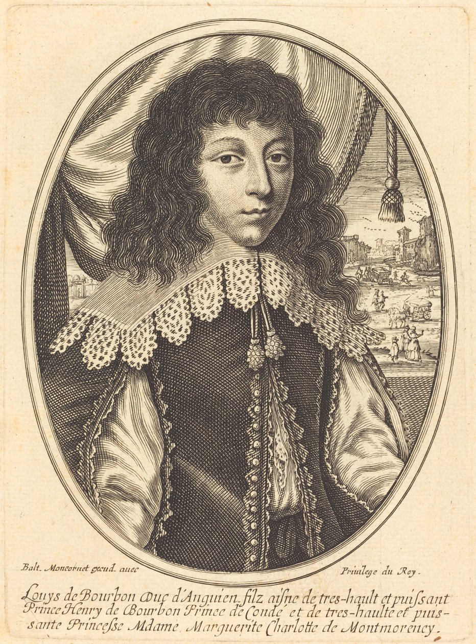 Ludwik II Burbon-Condé autorstwa Balthasar Moncornet