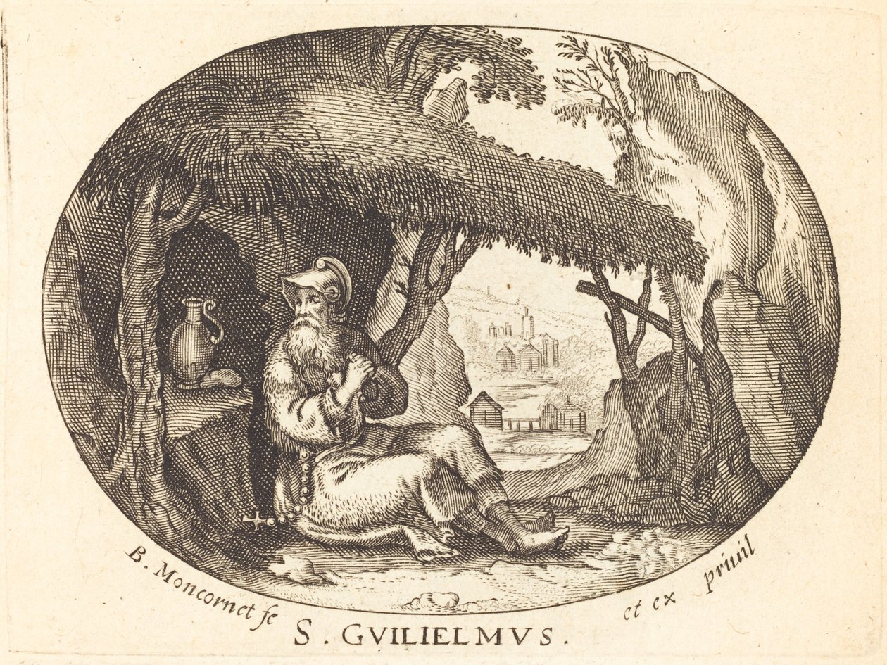 Św. Wilhelm Pustelnik autorstwa Balthasar Moncornet