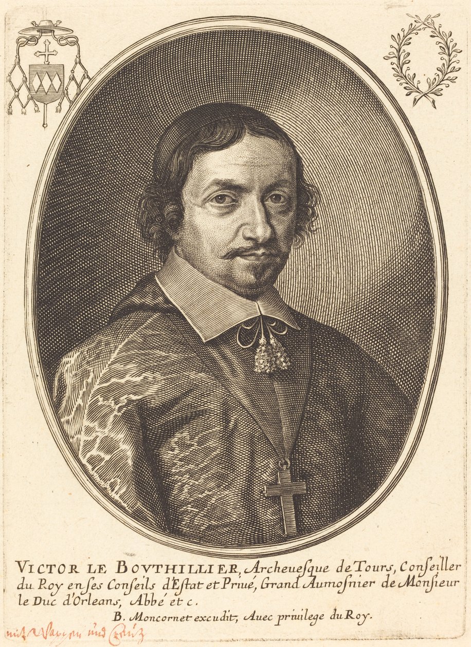 Wiktor Bouthillier autorstwa Balthasar Moncornet