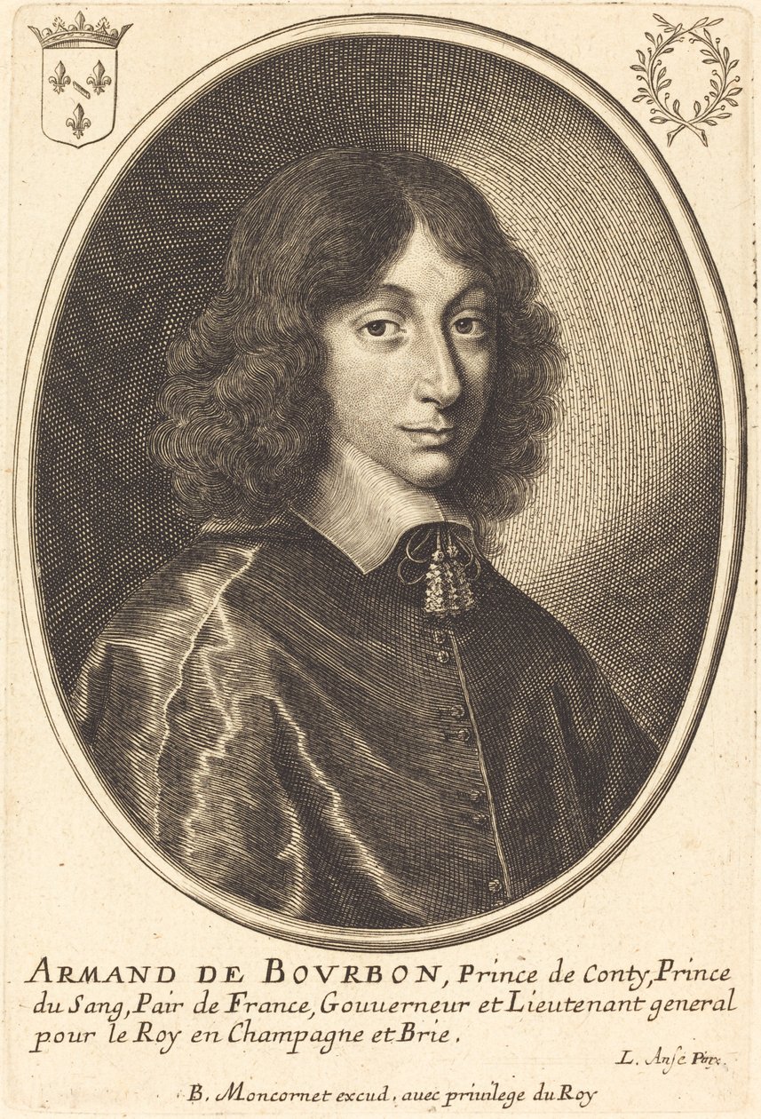 Armand Burbonu autorstwa Balthasar Moncornet after Luggert van Anse