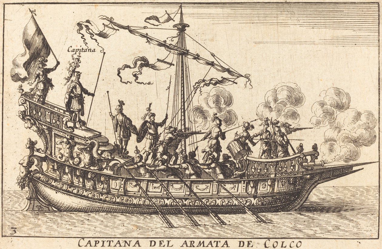 Kapitan Armaty de Colco autorstwa Balthasar Moncornet after Remigio Cantagallina