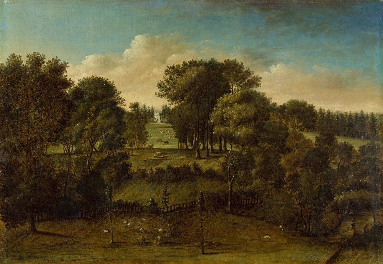 Studley Royal, Yorkshire (olej na płótnie) autorstwa Balthasar Nebot