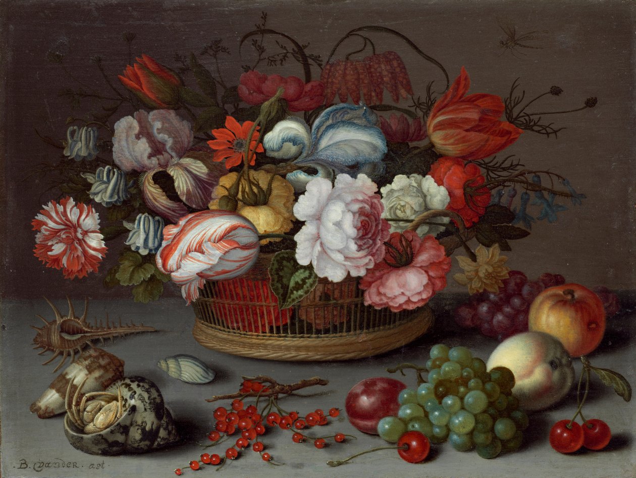 Kosz kwiatów, ok. 1622. autorstwa Balthasar van der Ast