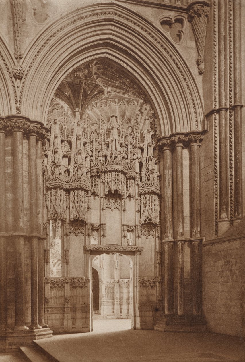 Kaplica biskupa Alcocka z Reho-Choir, katedra Ely autorstwa Balthasar van der Ast
