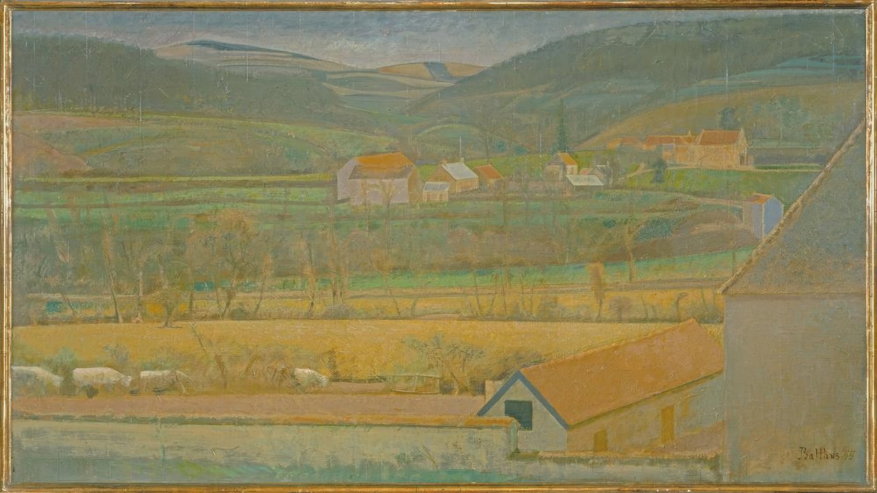 Dolina Yonne autorstwa Balthus Klossowski de Rola
