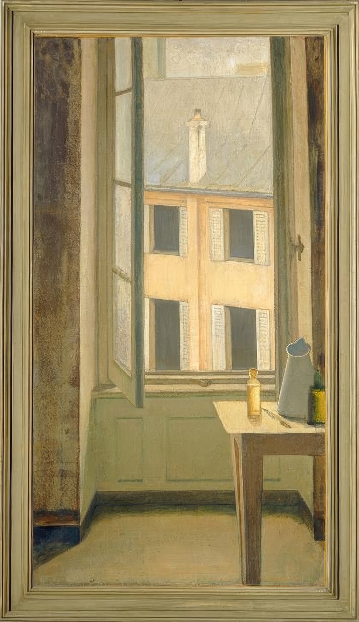 Okno, Cour de Rohan autorstwa Balthus Klossowski de Rola