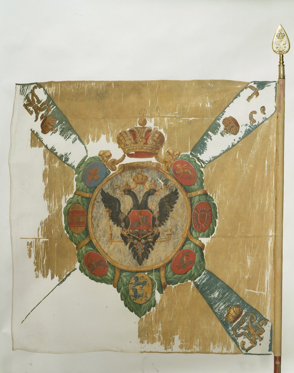 Flaga pułku ratowników Semenovsky, 1762 autorstwa Banners and Standards Flags