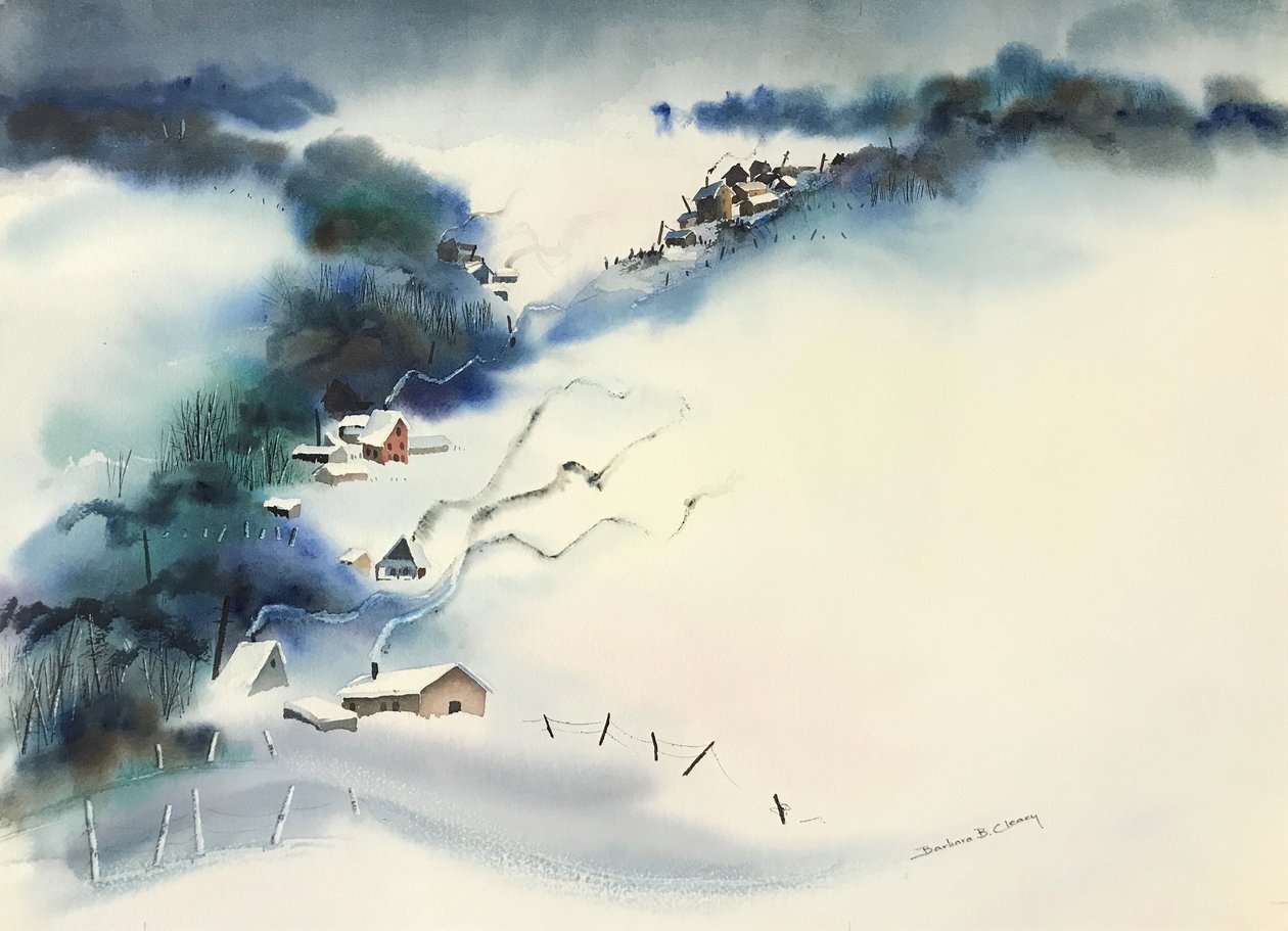 Zima autorstwa Barbara Cleary