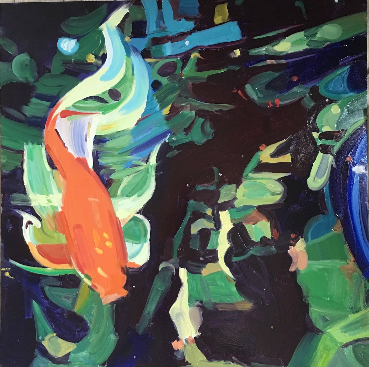„Złota rybka”, 2017 autorstwa Barbara Hoogeweegen