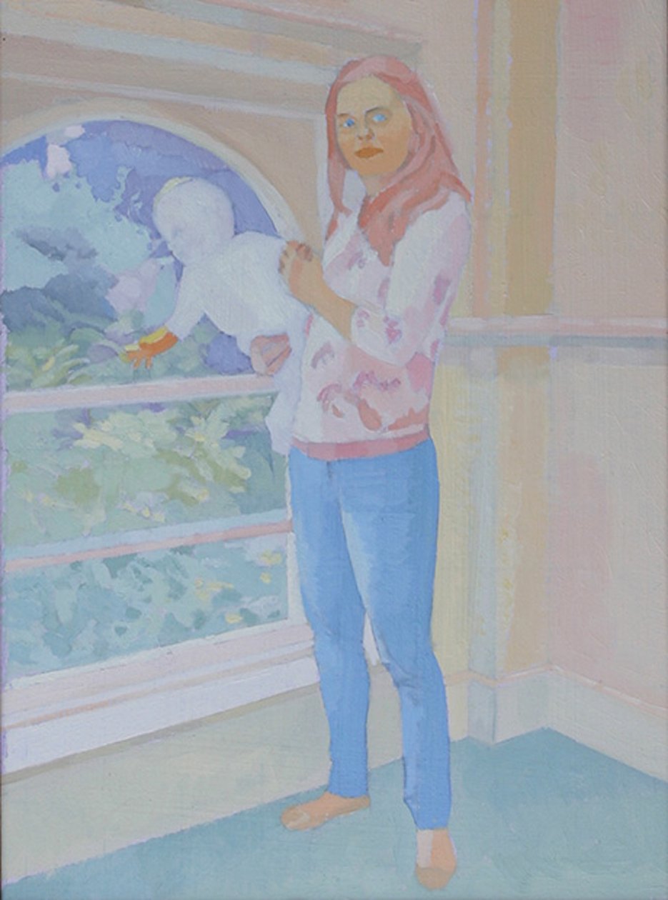 "Nieuniknione - Iris", 2010 autorstwa Barbara Hoogeweegen