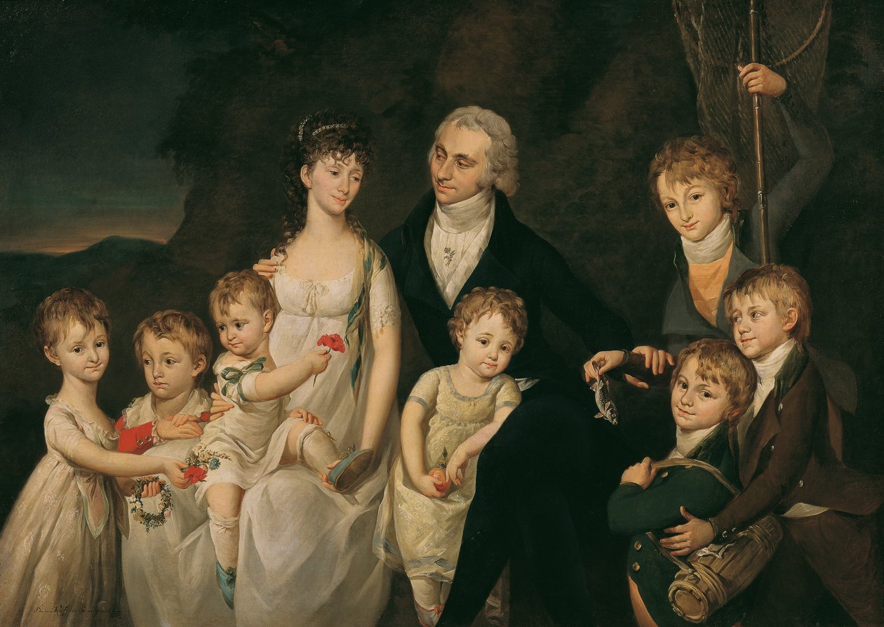 Rodzina Antona von Marksa autorstwa Barbara Krafft