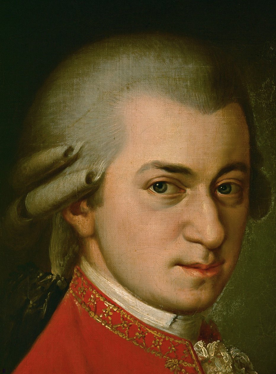 Wolfgang Amadeusz Mozart ... (olej na płótnie) autorstwa Barbara Krafft