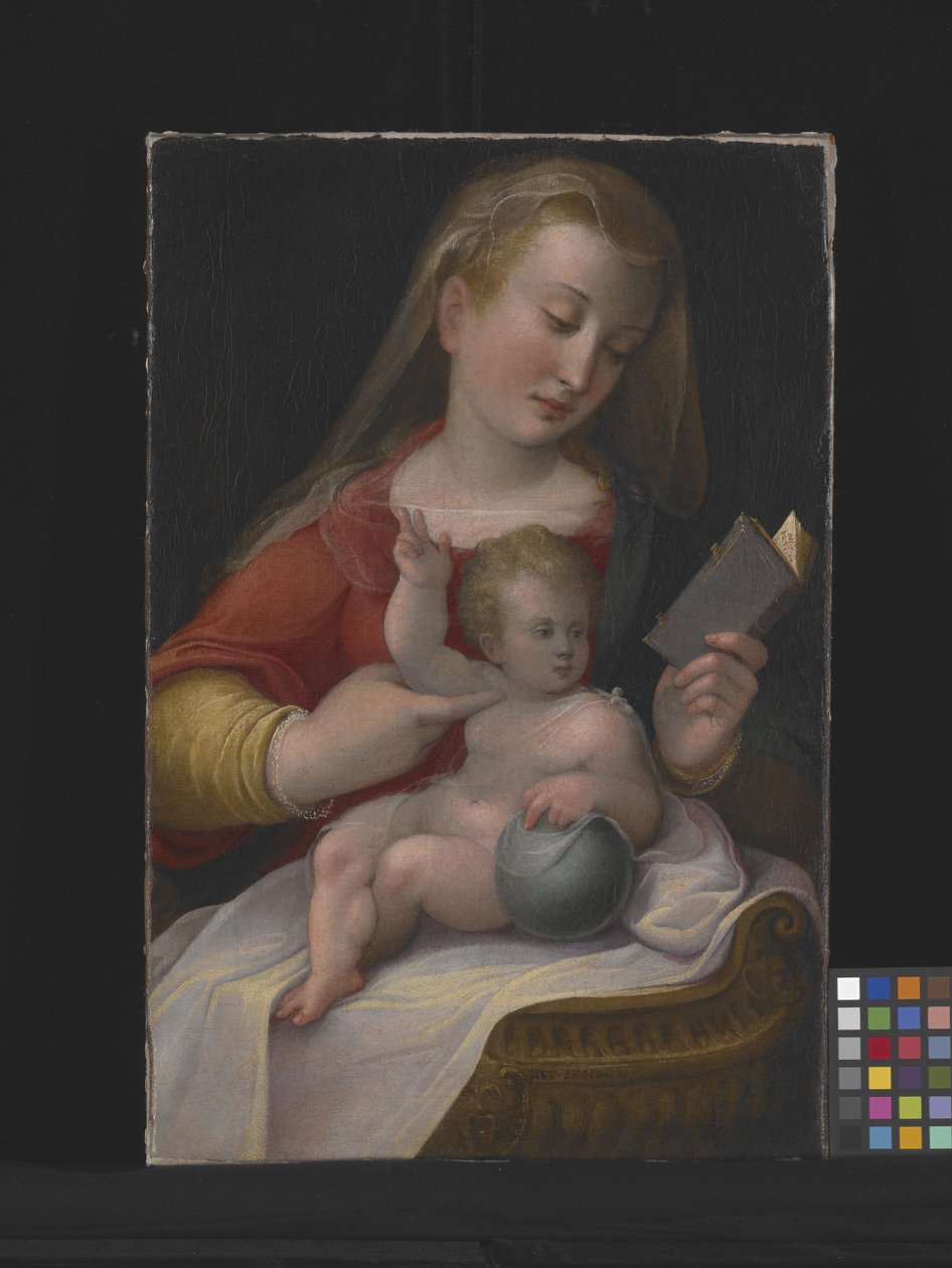 Madonna z Dzieciątkiem (olej na płótnie) autorstwa Barbara Longhi