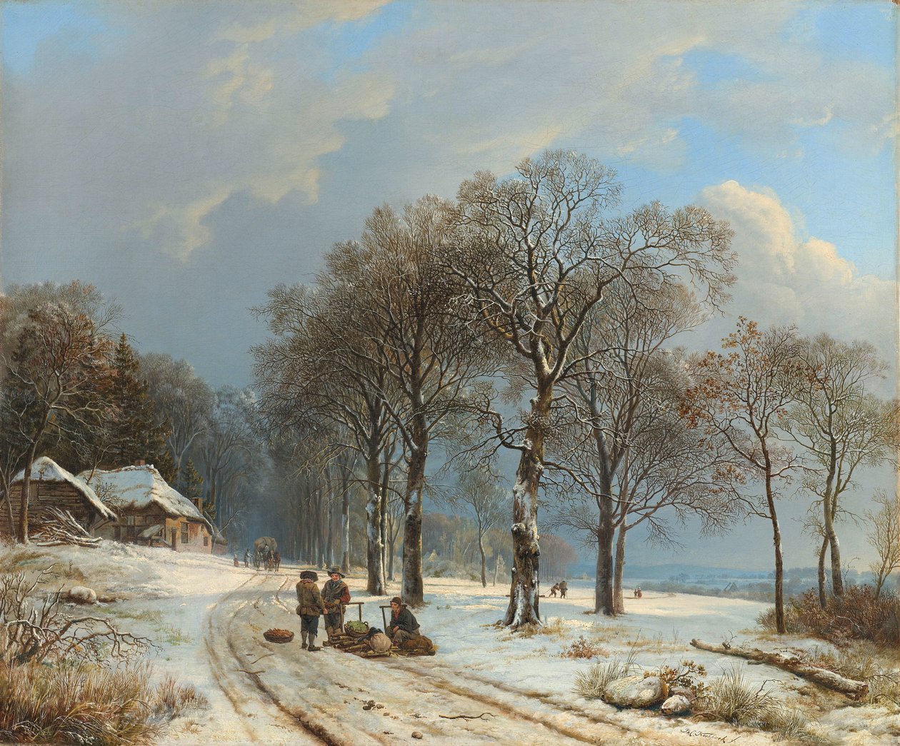 Zimowy krajobraz Zimowy krajobraz autorstwa Barend Cornelis Koekkoek