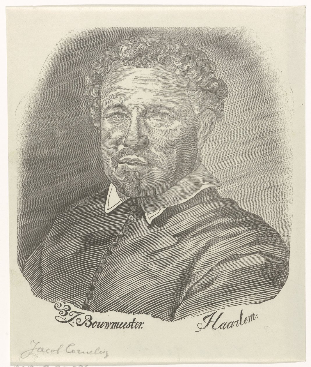 Portret Jakuba Cornelisza. autorstwa Barend Johannes Bouwmeester