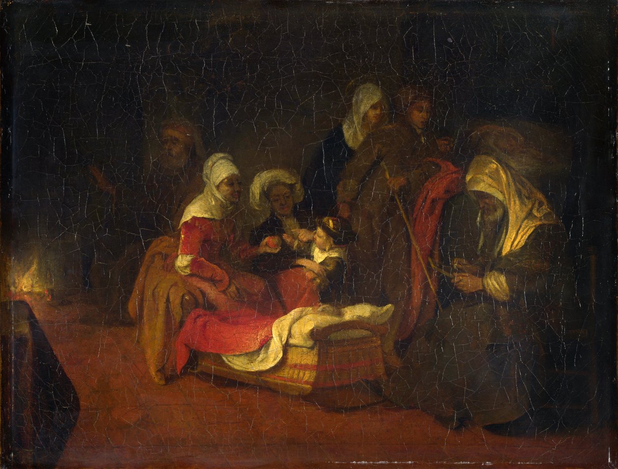 Wyznanie św. Jana Chrzciciela - Malarstwo autorstwa Barent Fabritius