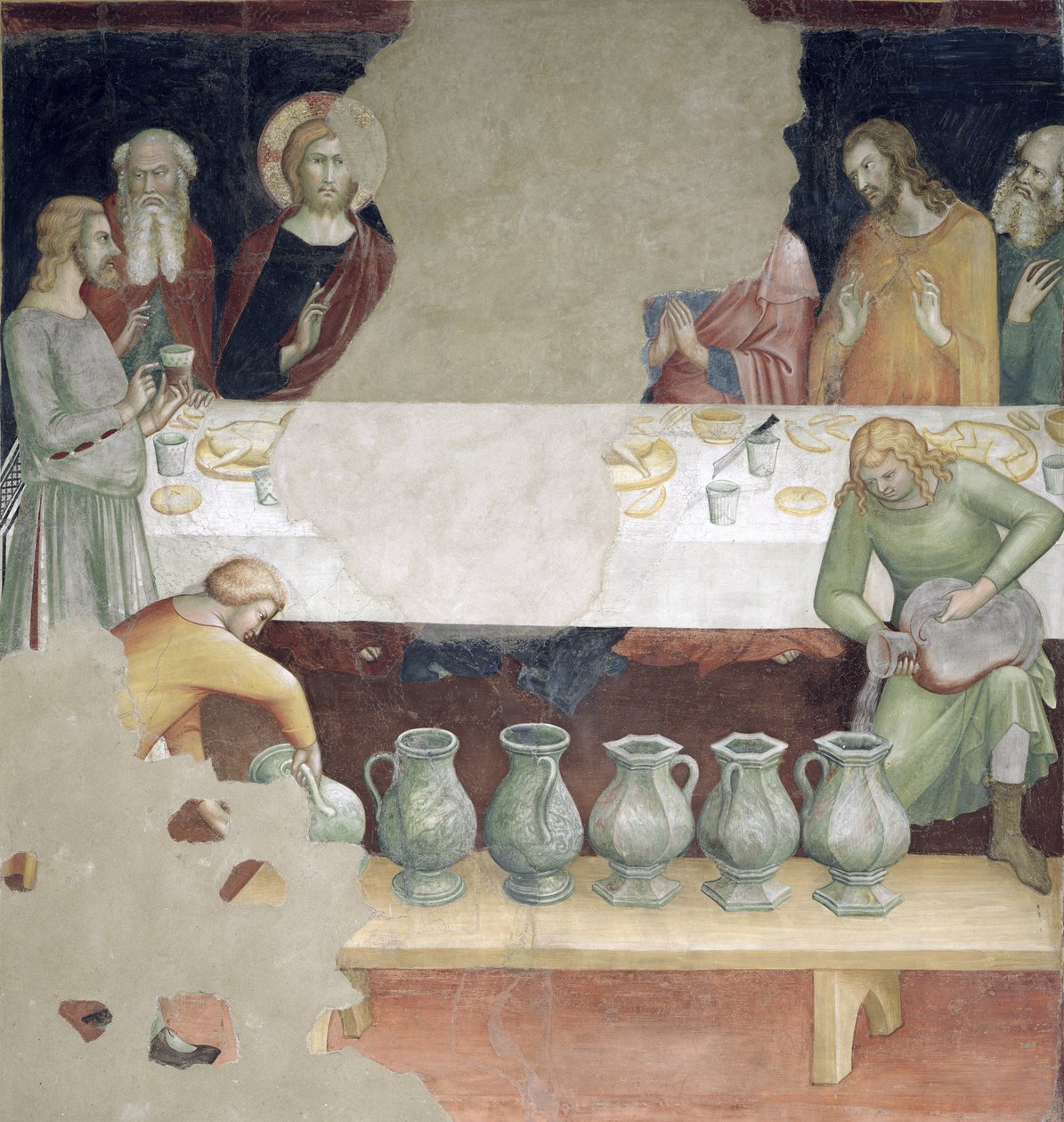 Ślub w Kanie, z serii Scen z Nowego Testamentu autorstwa Barna da Siena