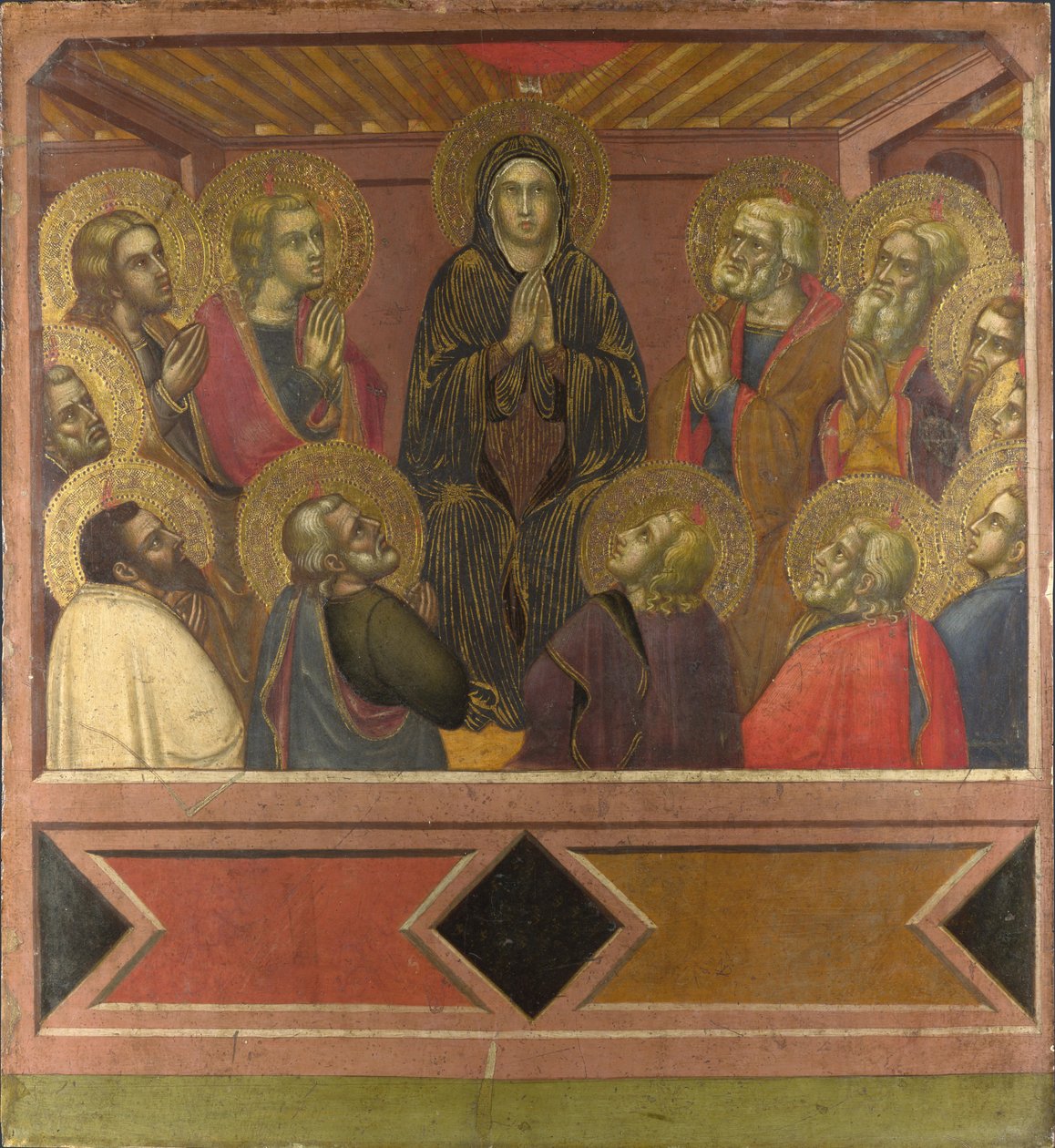 Zesłania Ducha Świętego, ok. 1377 autorstwa Barnaba da Modena