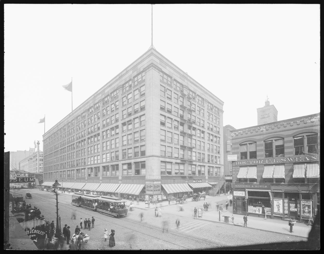 Siegel, budynek Cooper & Company, Chicago, Illinois, USA, ok. 1905 (zdjęcie czarno-białe) autorstwa Barnes and Crosby