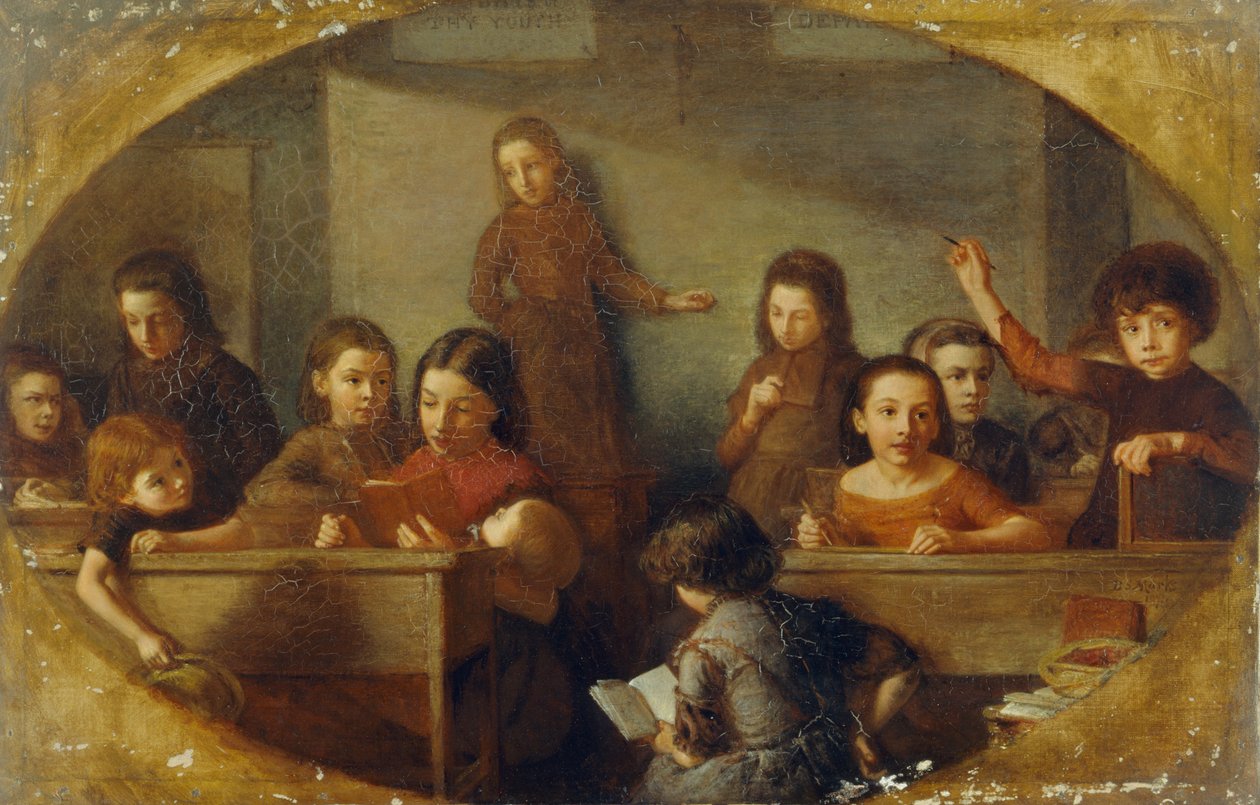 Dzieci w wieku szkolnym autorstwa Barnett Samuel Marks