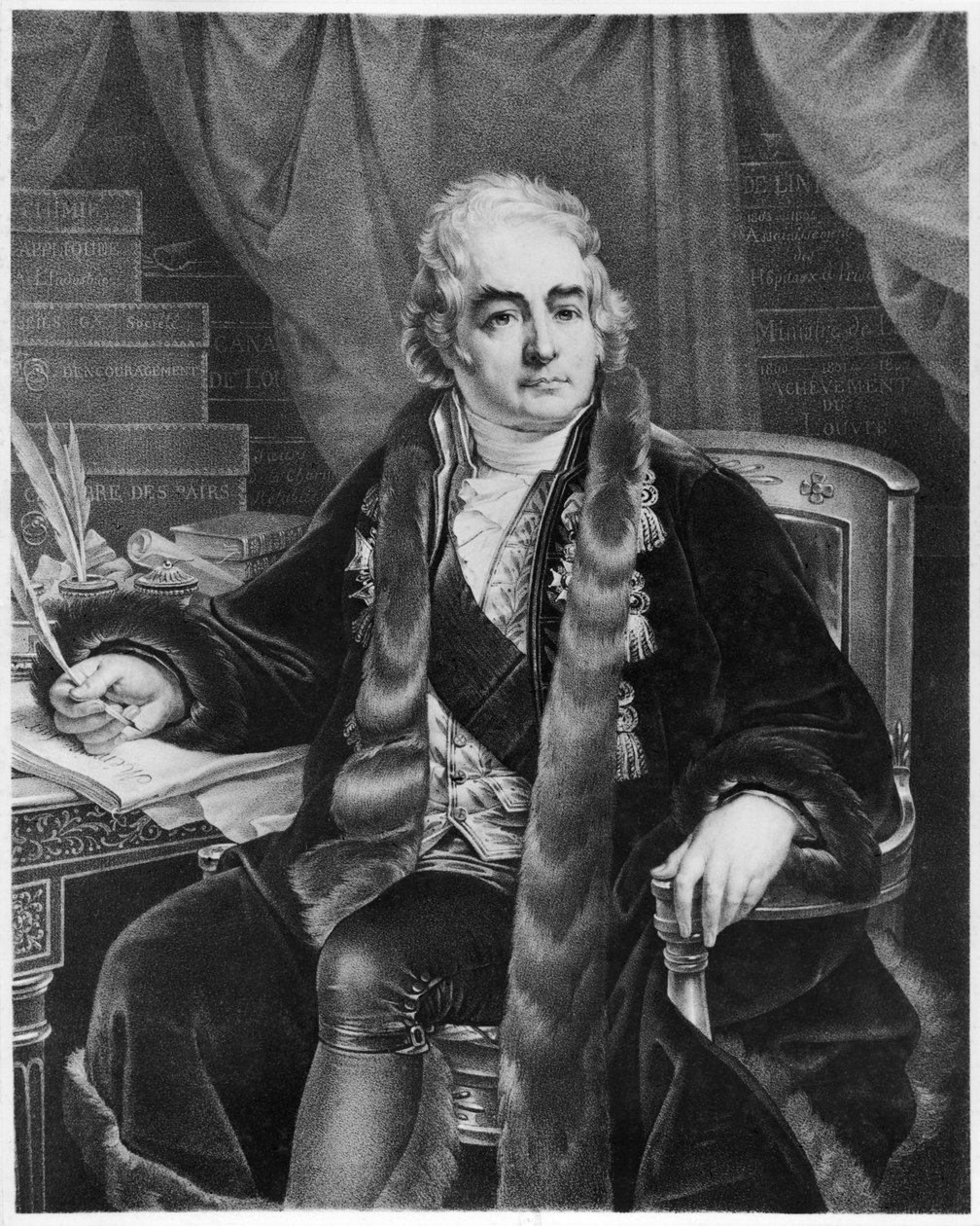 Jean Antoine Chaptal, hrabia Chanteloup autorstwa Antoine Jean Gros