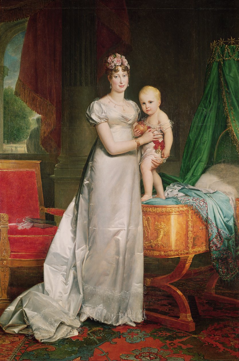 Maria Ludwika (1791-1847) i król Rzymu (1811-32) autorstwa Baron François Pascal Simon Gérard