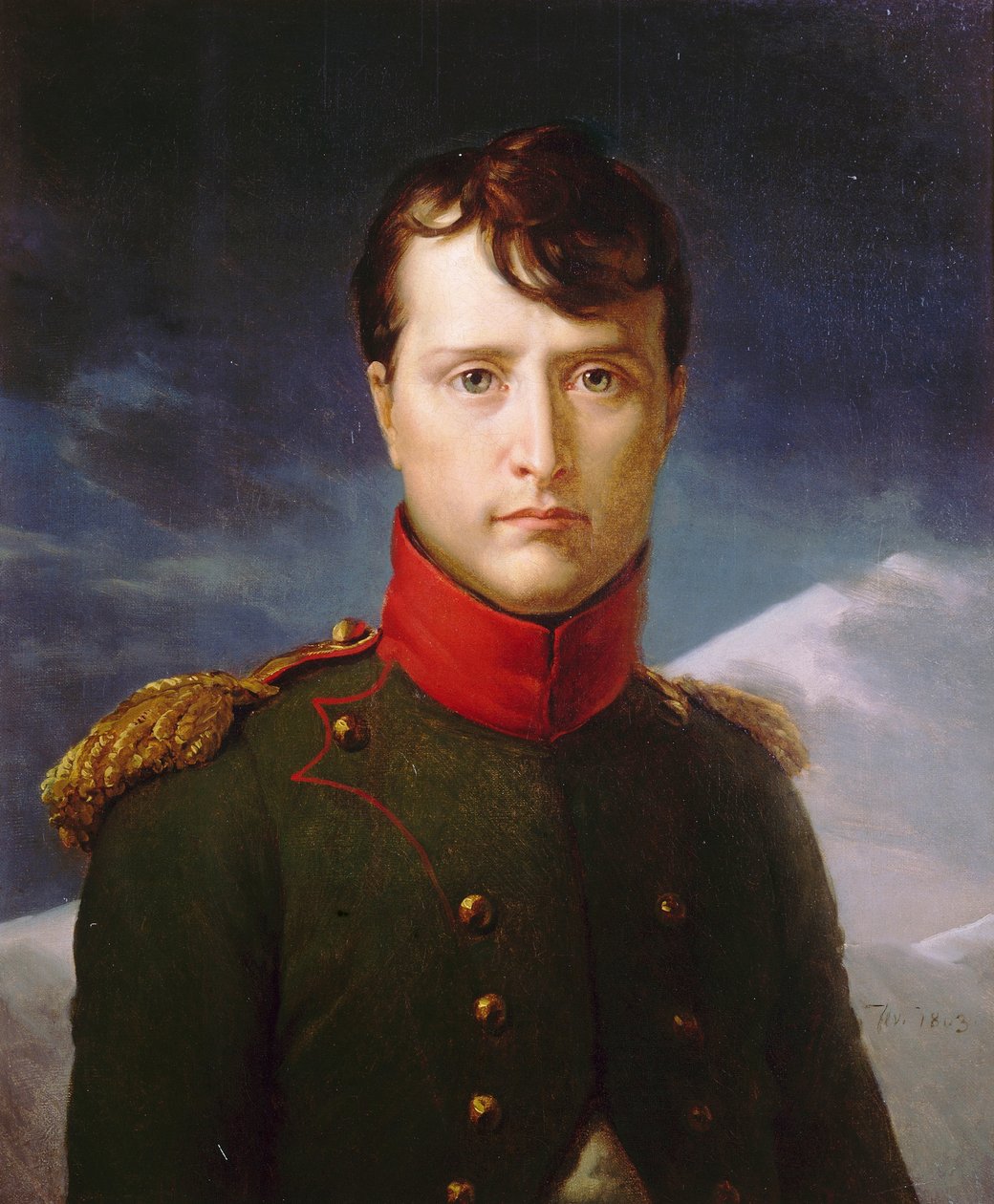 Pierwszy konsul Napoleona Bonaparte autorstwa Baron François Pascal Simon Gérard