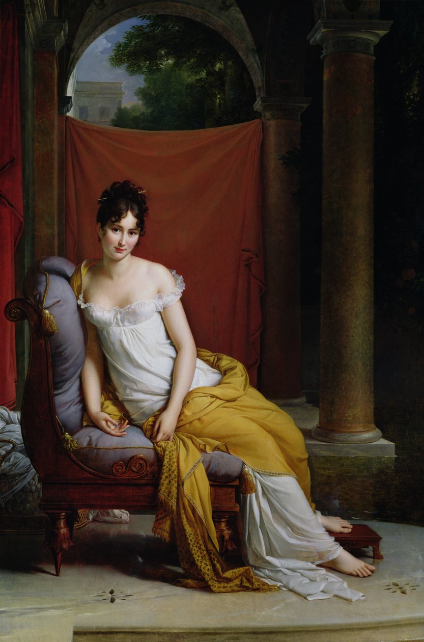 Portret Madame Recamier (1777-1849) autorstwa Baron François Pascal Simon Gérard