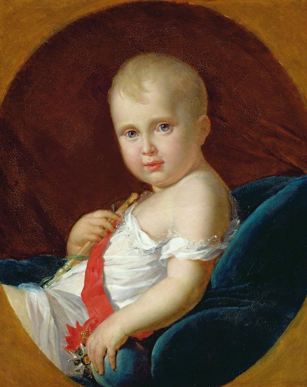 Portret Napoleona, Cesarskiego Księcia i Króla Rzymu, 1815 autorstwa Baron François Pascal Simon Gérard