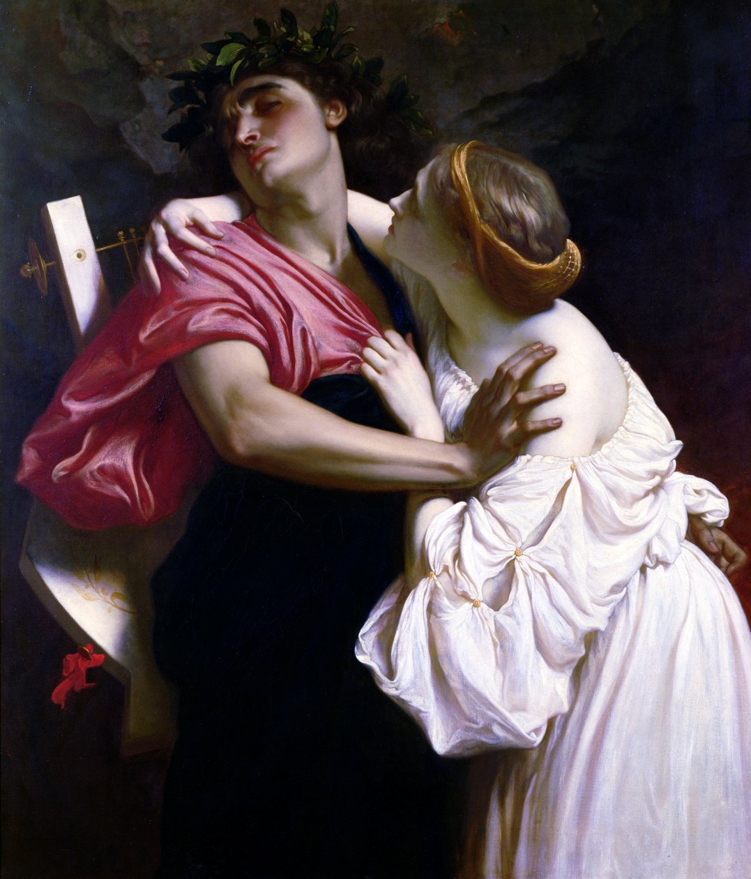 Orfeusz i Eurydyka autorstwa Frederic Leighton