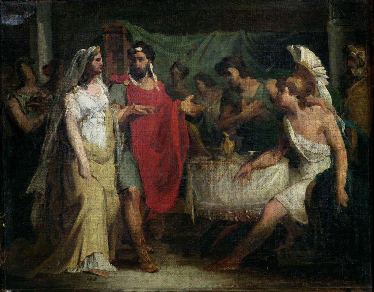 Ślub Aleksandra Wielkiego (356-323 pne) i Roksany, 1810 autorstwa Baron Pierre Narcisse Guerin