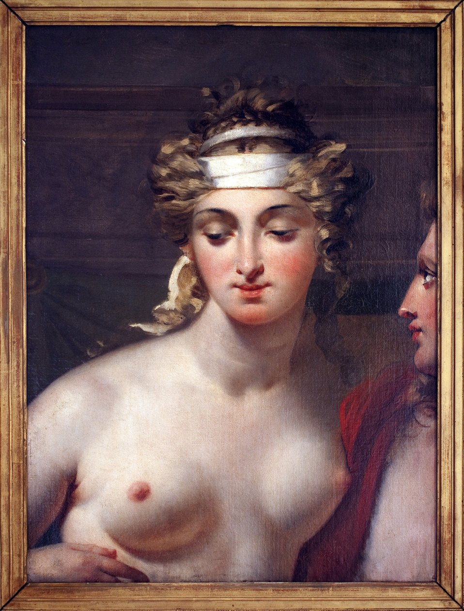Fragment porwania Heleny, XVIII-XIX w. autorstwa Baron Antoine Jean Gros