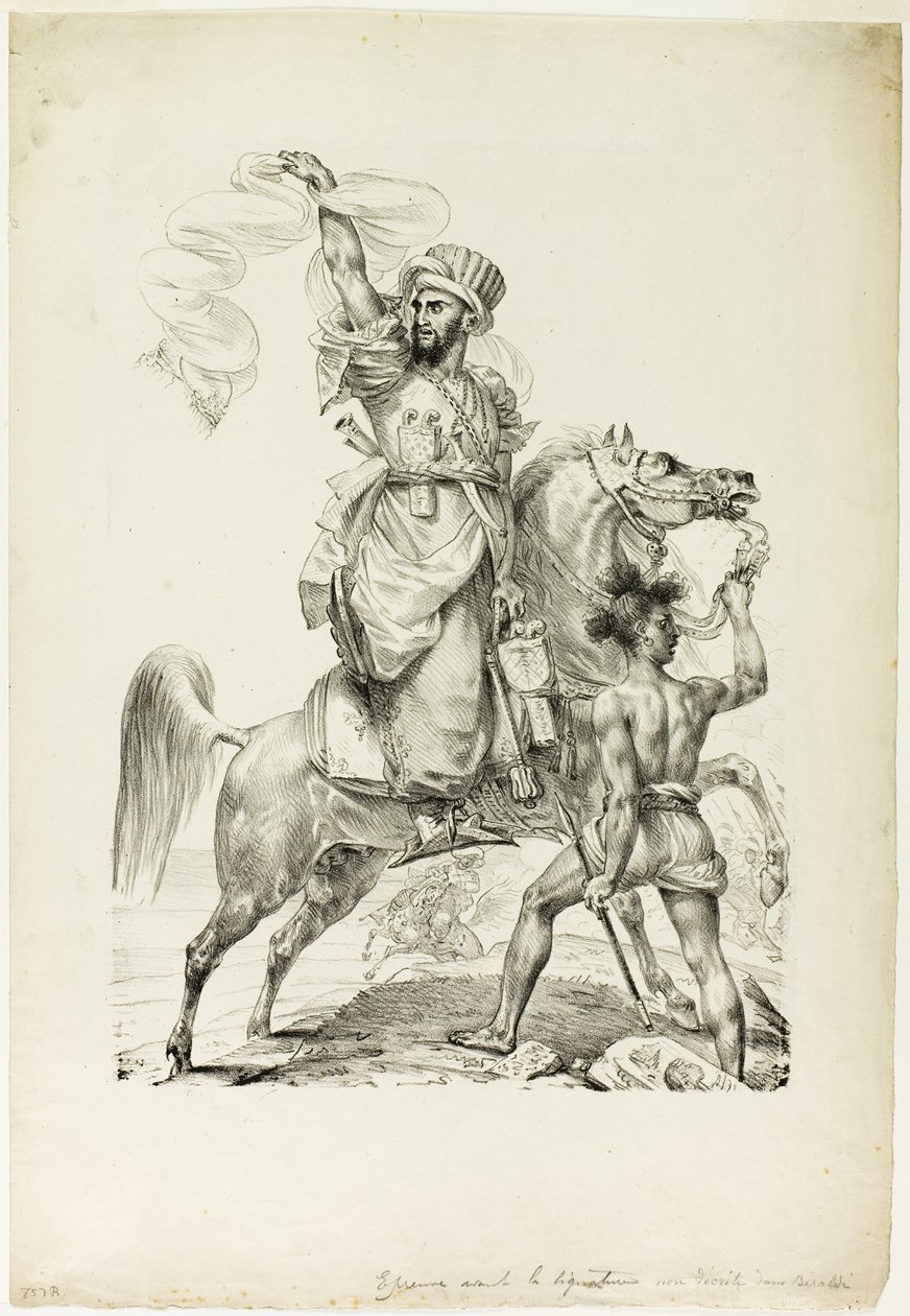 Konny wódz mameluków wzywający pomoc autorstwa Baron Antoine Jean Gros