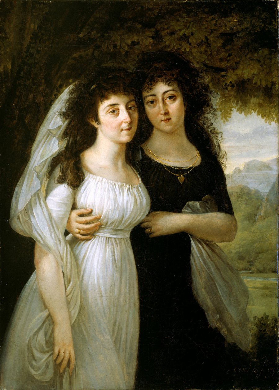 Portret Sióstr Maistre autorstwa Baron Antoine Jean Gros