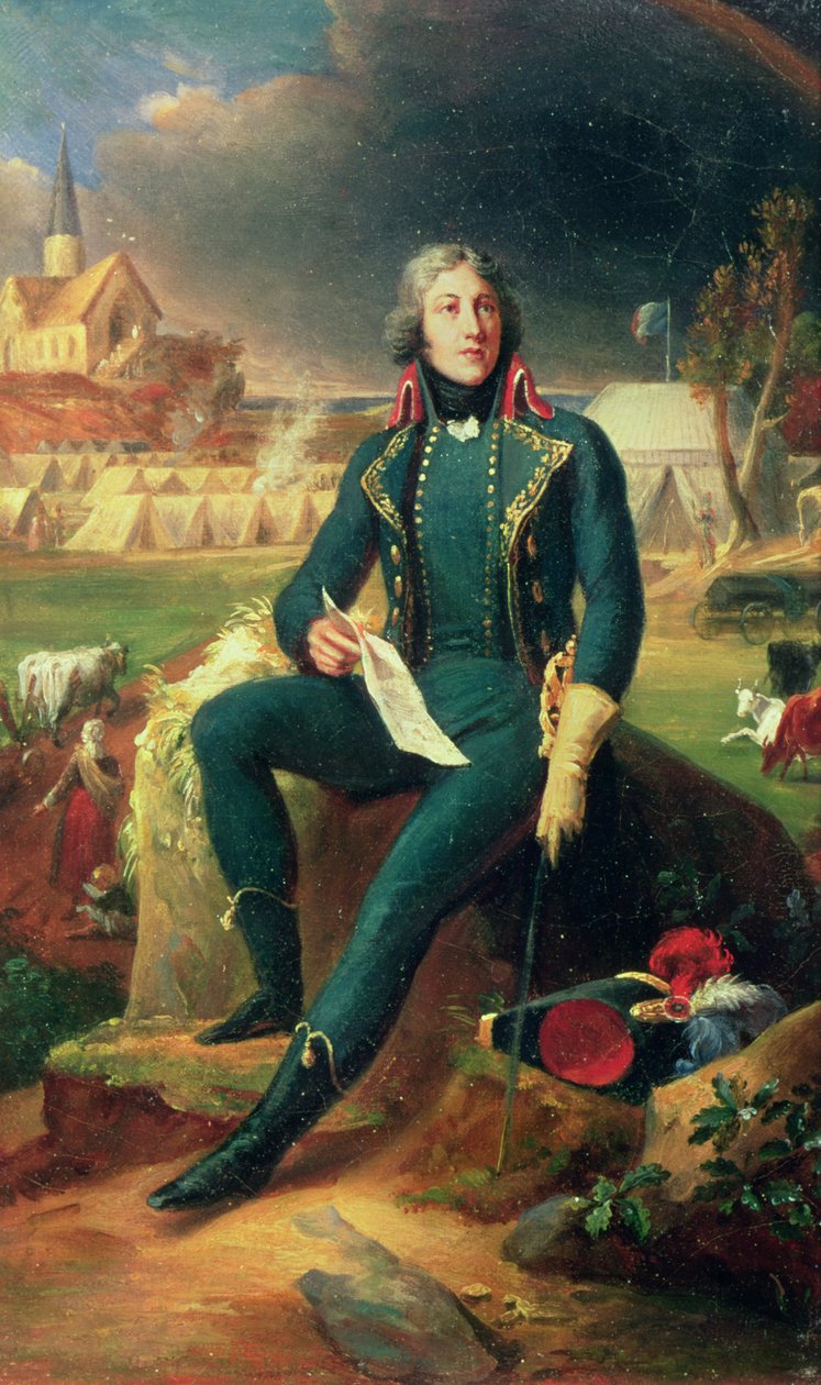 Portret generała Louis-Lazare Hoche (1768-97) autorstwa Baron François Pascal Simon Gérard