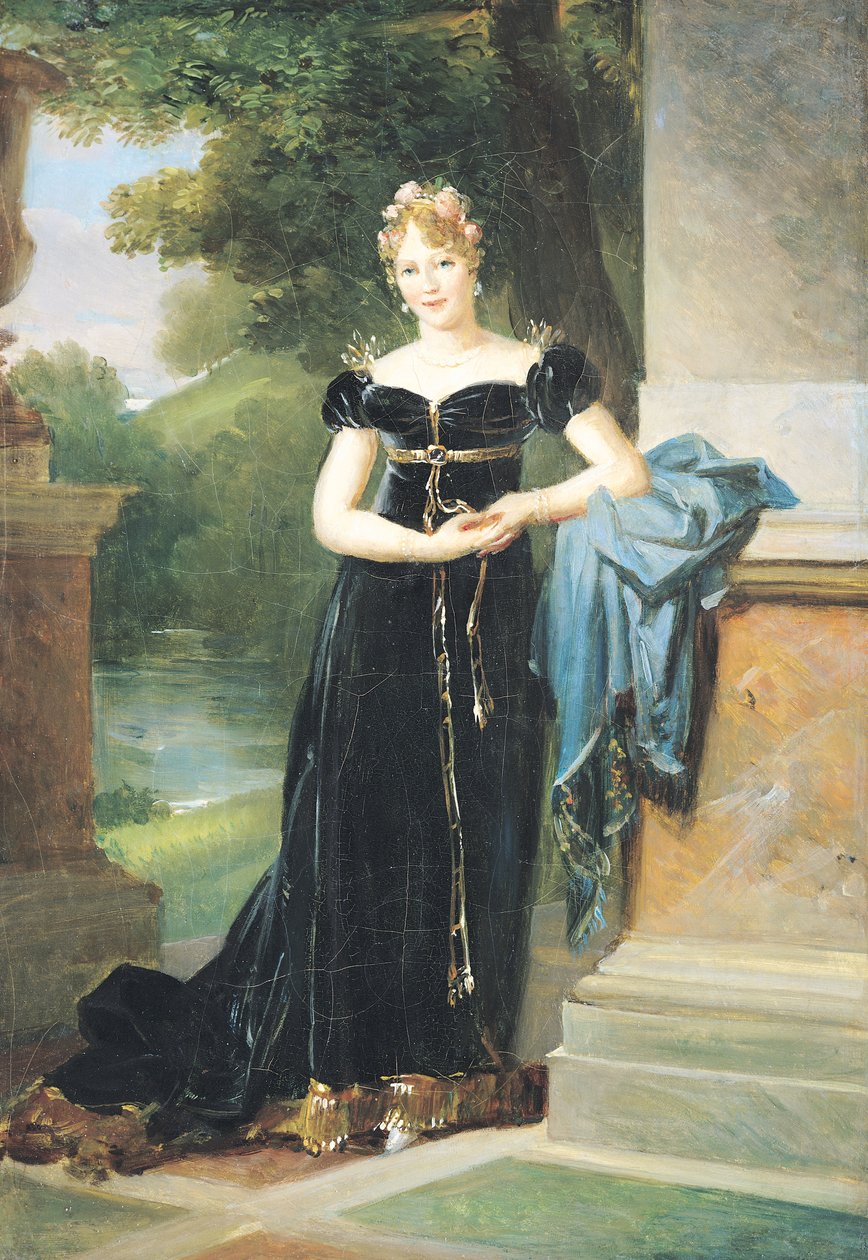 Portret Marii Laczyńskiej (1786-1817) Hrabiny Walewskiej, 1812 autorstwa Baron François Pascal Simon Gérard