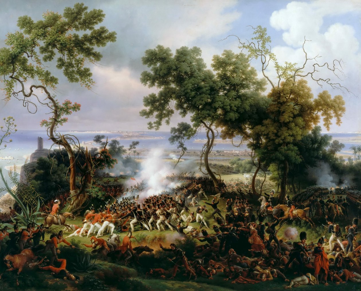 Bitwa pod Chiclaną, 5 marca 1811 r. autorstwa Baron Lejeune Louis-François